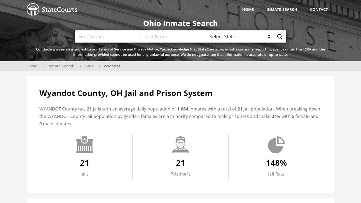 Wyandot County, OH Inmate Search - StateCourts