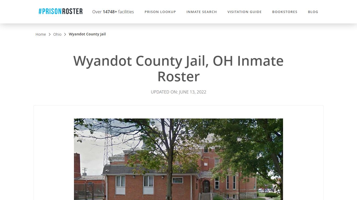 Wyandot County Jail, OH Inmate Roster